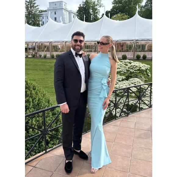 Chiara Boni La Petite Robe Gudrum Long Dress Size 8 - Picture 4 of 12